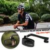 1Pc Bike Bicycle Cycling Riding Glasses Rear View Mirror 360 Rearview Adjustment Rear View Eyeglass Mount Helmet