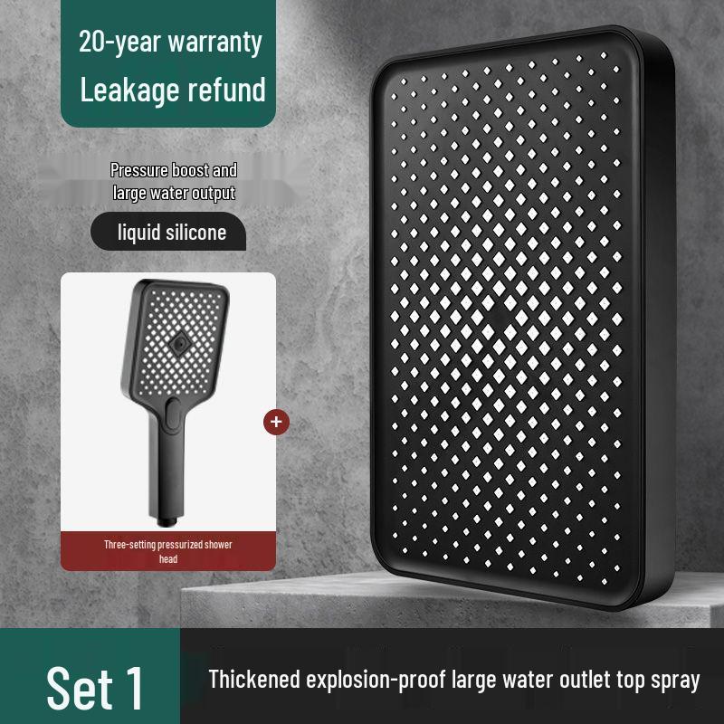 13palcová extra velká dešťová sprchová hlavice pro hotelové použití - Vysoký průtok vody