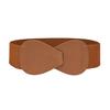 Imitation Leather Women Waistband Dress Shirt Top Versatile Belt Women Elastic Waist Cover Daily Dress Decoration