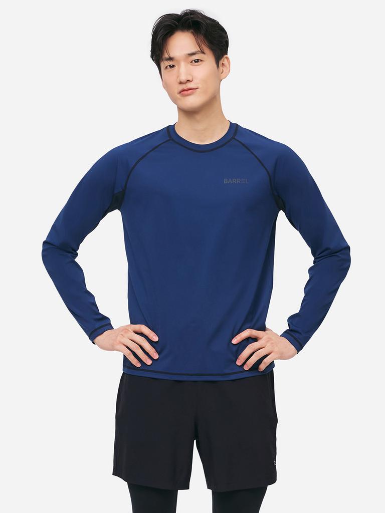 BARREL Men Essential Relax Fit Rash Guard Navy (B5Smwrg101Nav)