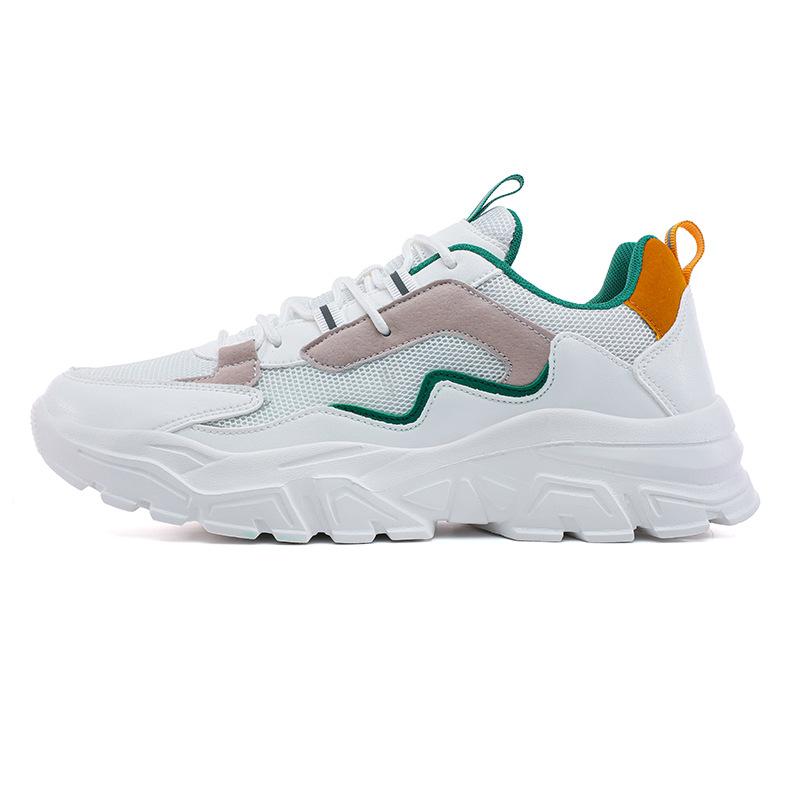 Ultra-light mesh breathable couple shoes inner height increase lightweight dad shoes comfortable casual sports shoes