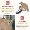 [QUARE] Smart Key Case, Genuine Leather, with Window, Lightweight, Small,