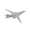 2PCS Tu-160 Strategic Bomber Model for Military Aircraft Display, 1/2000-1/350 Scale Resin Fighter Plane DIY Model (1/700 (78mm))