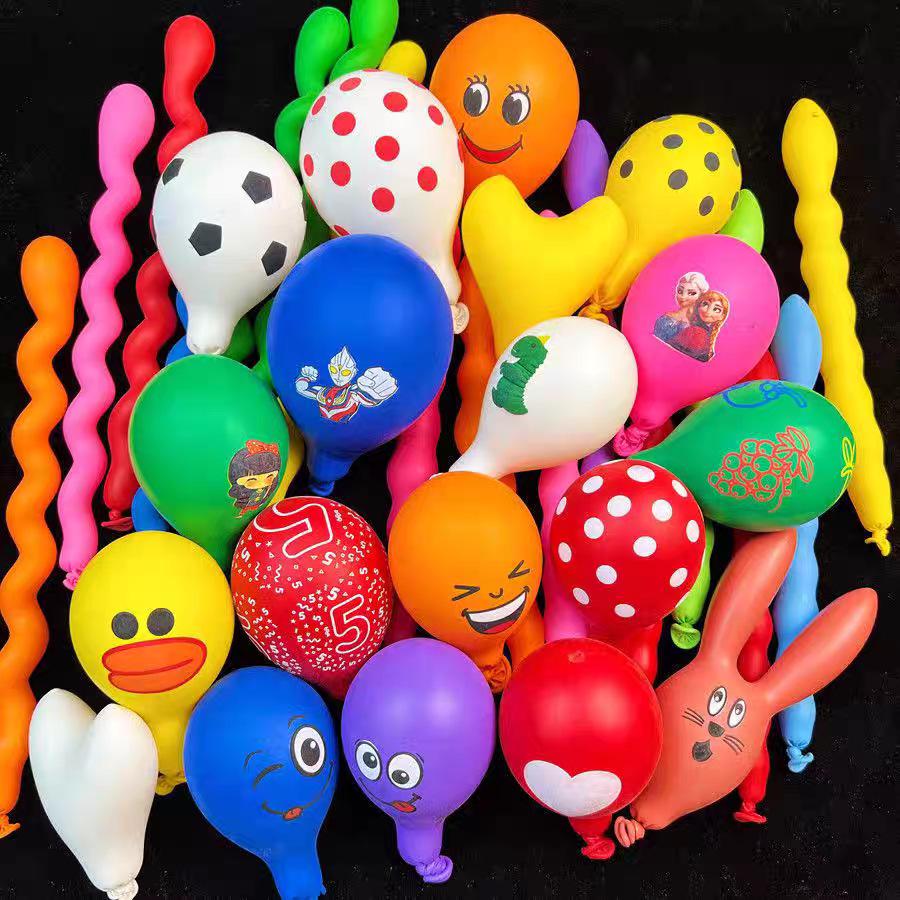 

Cute Mixed Cartoon Rabbit Balloons - Irregular Shape Birthday Decorations 20 pieces