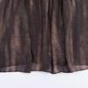 European & American Style Women's Suede Effect Pleated Midi Skirt with Belt - High Waist Skirt, 2025 Collection