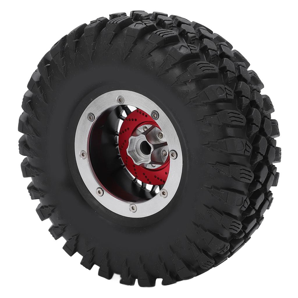 RC Tire 2.2 Inch   Rubber Alloy RC Car Wheel with Metal Wheel Hub RC Spare Upgrade Parts Accessory