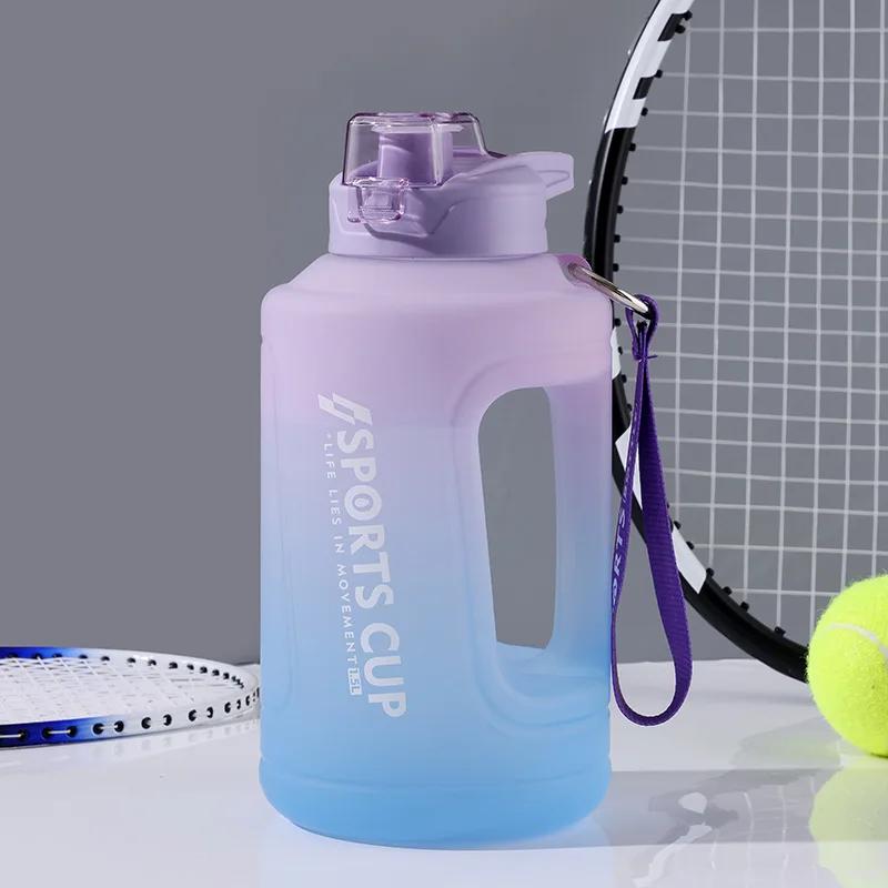 2.3L 3.8L Motivational Leakproof Water Bottle Sport Fitness Gym Outdoor Travel Kitchen Cups Jugs