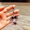 Funny Muscle Keychain Anime Hello Kittys Kawaii Girls Keychain Fitness Macho My Melodys Backpack Couple Pendant Toy Gift