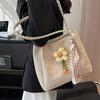 Bag Women's New Woven Straw Large-capacity Autumn and Winter Shoulder Bag Satchel Niche Commuter Tote Bag