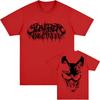 White Logo Mask Graphic Tees SLAUGHTER TO PREVAIL Rock Band Tshirts Hip Hop Unisex Streetwear Cotton Short Sleeve Male T Shirt