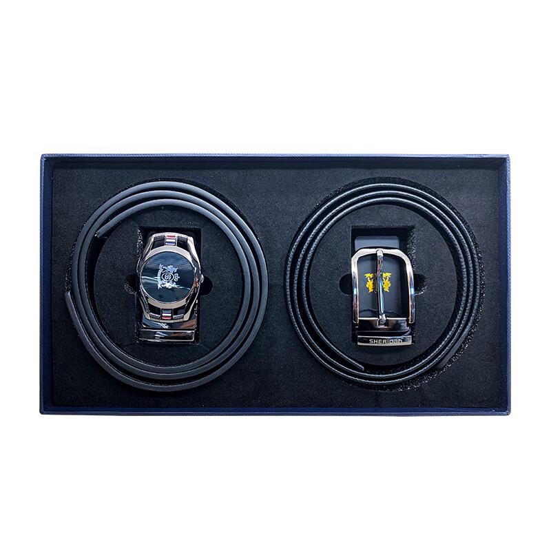 

Мужской кожаный ремень и пряжка Sheraton 110cm