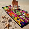 The Croods Players Adventure Beach Towel, Super Soft Microfiber, Gift for Her/Him, Birthday, for Pool, Beach, Travel, Home Decor Fan gifts