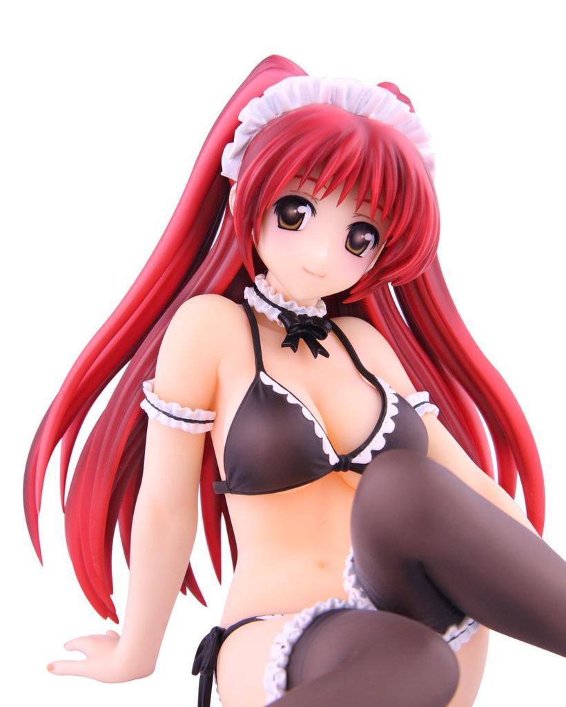 ToHeart2 Tamaki Kousaka Maid Bikini Black PVC Complete ver. (1/7 Pre-painted Figure)