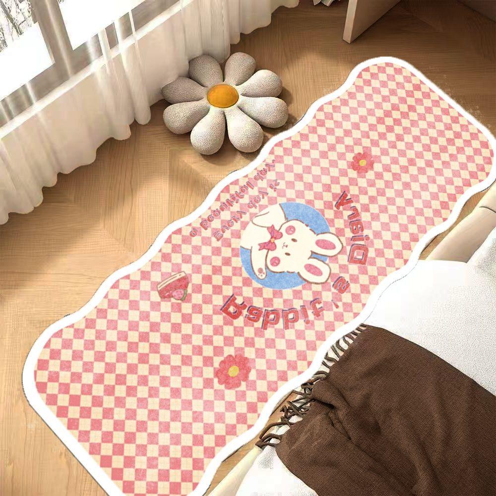 

Имитация кашемира Прикроватное одеяло Мультяшный Специальной формы Утолщенный Коврик для балкона Бытовой Коврик для ног из плюша татами для спальни 40*120