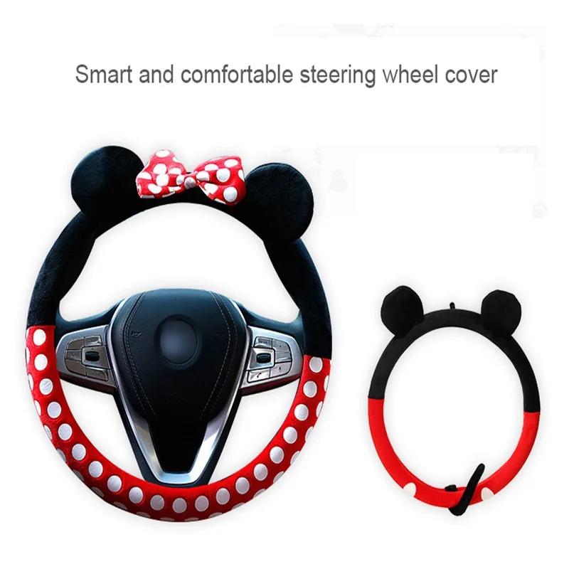 Auto Styling Schleife Auto Lenkradbezug niedlich Cartoon Universal Innenzubehör Set Frau/Mann 16 Designs Autoabdeckungen heiß neu