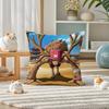 One Piece Monkey D Luffy Anime Plush Pillow Cover Soft Short Plush Cushion Cover For Sofa Bedroom Home Decor Gift Decoration