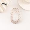 Half-up Hair Clip Claw for Women Transparent Acrylic with Anti-Slip Dense Teeth