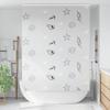 VidaXL Store enrouleur de douche avec cassette largeur du tissu 156 cm, store de douche, store enrouleur de rideau de 4015018