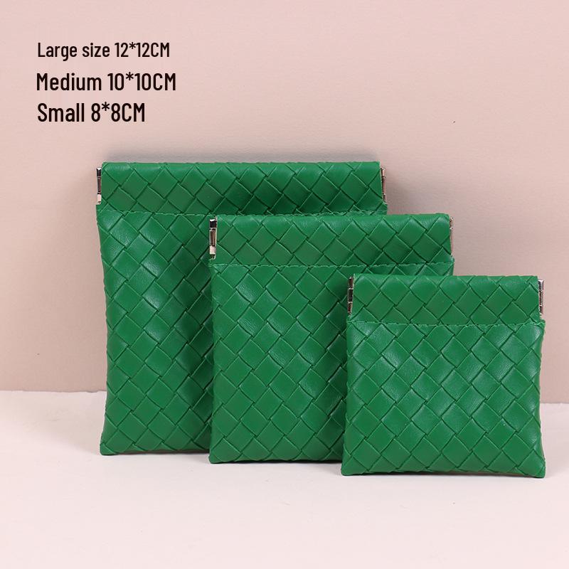 

Міні Портативна Сумка для Зберігання Навушників та Косметики з Автоматичним Застібанням 10*10cm