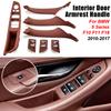 For BMW·520d xDrive·2010-2016·Inner Panel Pull Trim Cover Carbon Fiber RHD LHD Car Interior Door Handle
