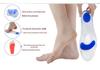Solette in Silicone Trasparente per Scarpe - Morbide Assorbiurti con Supporto Plantare a Lunghezza Intera per Massaggio Sportivo