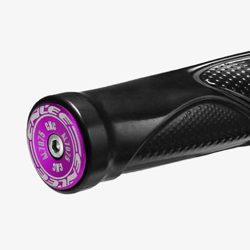 Bicycle Grip Handlebar Cap Bike Expansion Lock Bar Plug Aluminium Alloy Lock MTB Handle Bar Grips End Plugs Bike Handleb