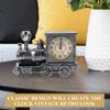 Plastic Table Clock Cartoon Desktop Clock Desk Decor Train Alarm Clock  Home