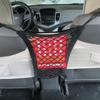 Sac de rangement en maille flexible pour valise de voiture, sac de rangement pour dossier de siège, sac de rangement multifonctionnel pour voiture