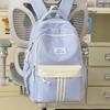 Schoolbag New Cute Backpack Large Capacity Korean Version of Student Schoolbag Women's High Value Simple Fashion Versatile Travel Backpack