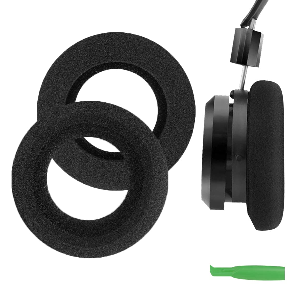 

Geekria Comfort Ear Cups Compatible with Grado and M2 Headphones Pads/Ear SR60, SR80, SR125, SR225, SR325, SR80e, M1, (Sponge/Black) чорний