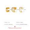 Three Styles Minimalist Plain Cuff Ear Cuff Set No Piercing Clip on Ear Wrap Ornaments for Women Punk Stackable Fashion Ear Accessories