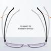6 PCS Fashion Reading Glasses for Men Women 0 +150 +200 Presbyopic Glasses