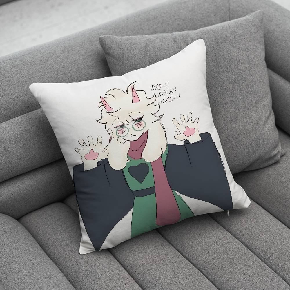 DDeltarune Ralsei Pillow Case Pillowcase Home Sofa Cushions Car Cushions Pillowcover Office Pillowshell Pillow