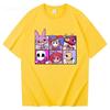 New 2026 Amazing Digital Circus Print T-shirt Boys and Girls Casual High-quality Choice Cotton Short-sleeved T-shirt