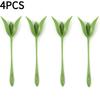 4PCS Napkin Holders Tissue Flower Origami Flower Napkin Holder Rose Tissue Flower Tool Roll Flower Romantic Plate