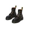 Dr. Martens Collier Leather Thick Sole 9-Hole Short Martin Boots Unisex Boots Charcoal-Black 27036001