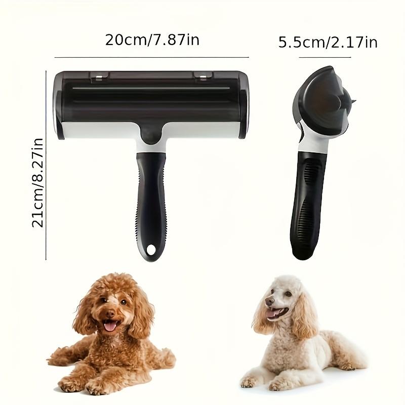 1pc Reusable Pet Hair Remover, Pet Hair Removal Roller Brush - Automatically Collects Fluff, Ideal for Clothes, Furniture,And Carpets -Durable Plastic
