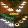 LED Solar Underground Light Waterproof Lawn Light Outdoor Decorative Lights Garden Floor Lamp Ground Lamp For Terraces Ground