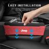 For Jeep Car Interior Seat Storage Box Slit Gap Filler Accessories For Jeep Grand Cherokee Wrangler JK Gladiator Compass Rene