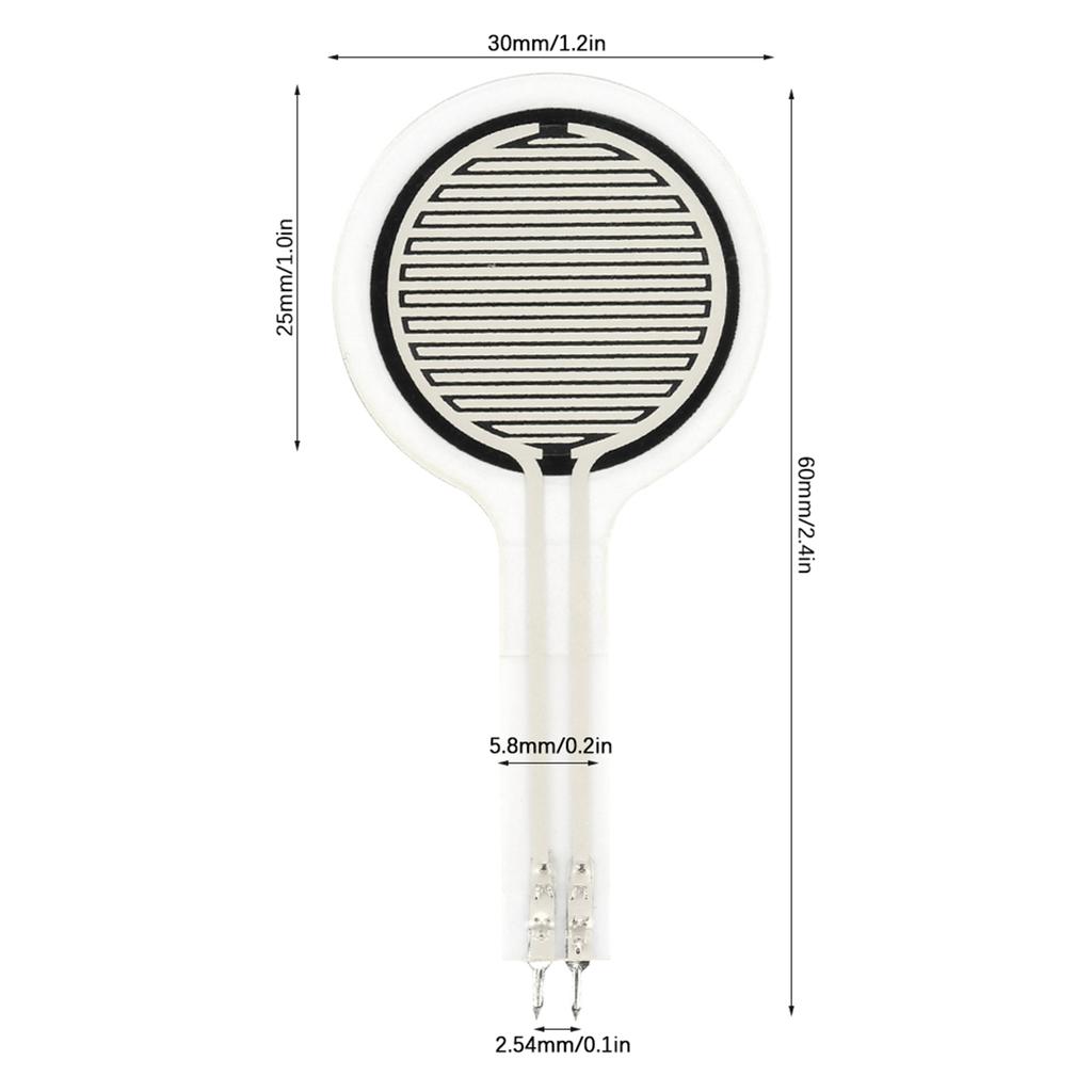 MD30-60 Pressure Sensor Thin Film Force Sensor Force Sensor MD30-60 Thin Film Pressure Sensor Force Sensor 0~30KG Diameter 30mm