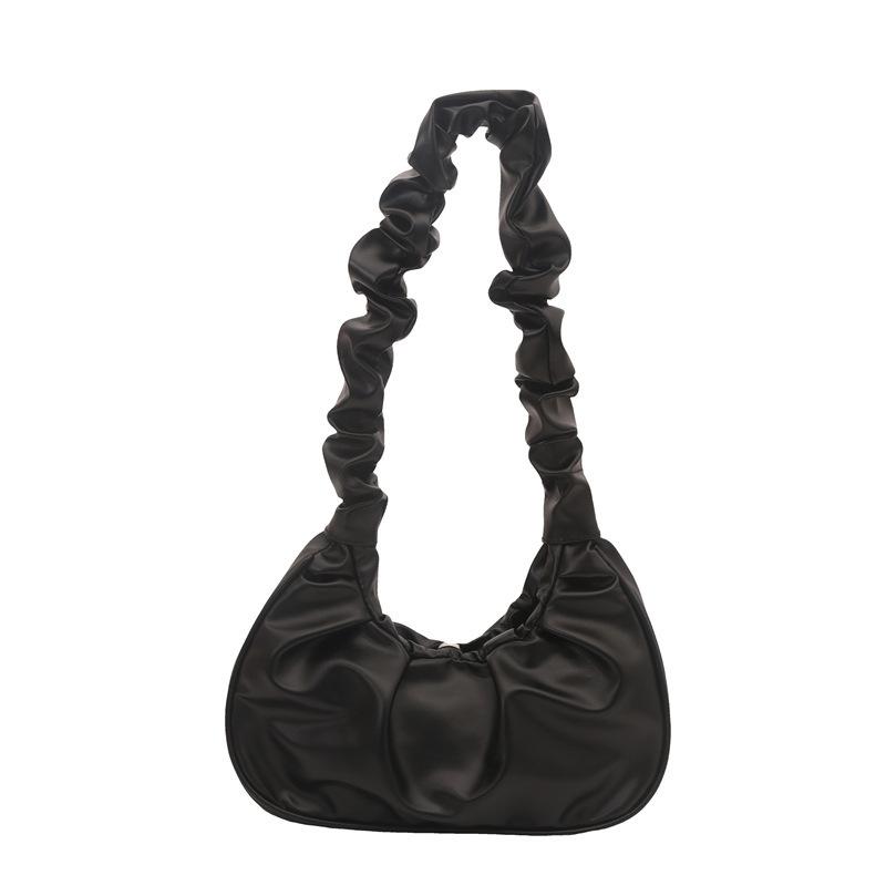 Folded Bag Women's 2025 Spring and Summer New Small Fresh Fashion Handbag Niche Large-capacity Shoulder Bag Cloud Bag