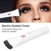Electric Eyelash Curler 3 Heated Mode Handheld Rechargeable Long Lasting Eyelash Curler with Cleaning Brush White