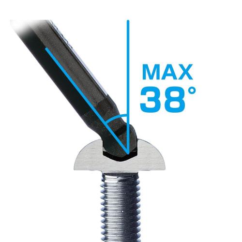 VESSEL Rainbow Ball L-Type Hex Wrench, 5mm, 8900BP