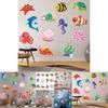 Kindergeburtstagsparty Ozean-Thema Wandaufkleber Mit Seesternen Schildkröten Haie Design Für Partyort Dekoration