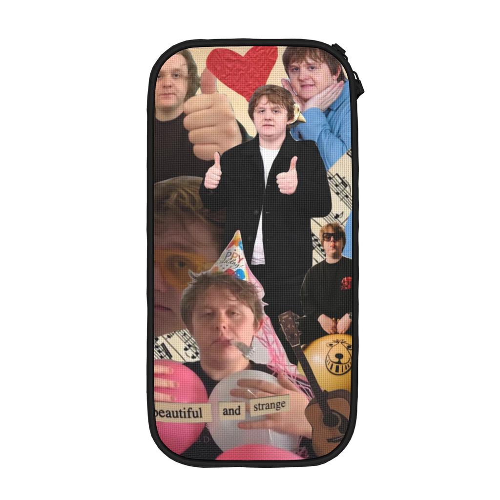 Large Pencil Pouch Lewis Capaldi Tour 2026 School Accessories Double Layer Pencil Box Women Make Up Bag Birthday Gift