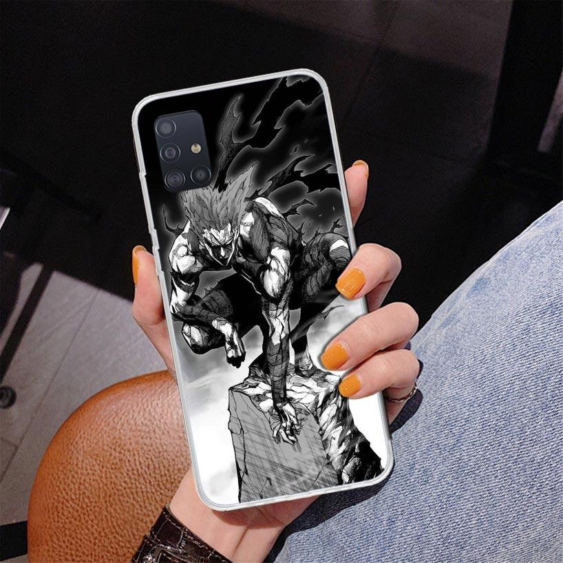 Anime One-Punch Man Phone Case For Samsung Galaxy A52 A32 A22 A12 A51 A31 A50S A30S A20S A10S Note 20 Ultra 10 Plus S10 A72 A71