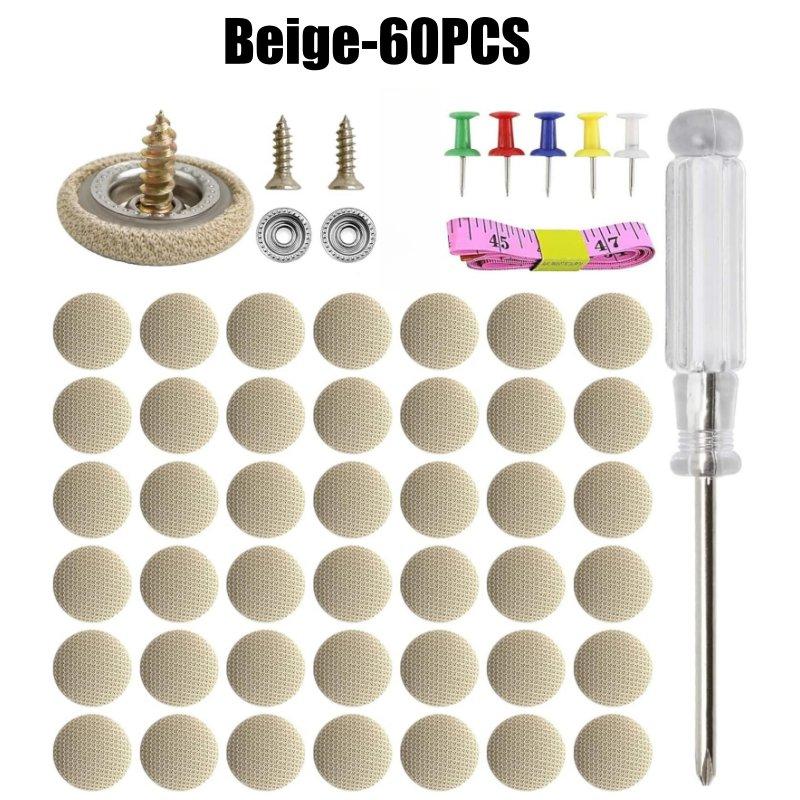 

20-120PC Car Roof Fixing Buckles Screw Set Interior Ceiling Headliner Cloth Repair Screw Cap Fabric Rivets Retainer Accessories