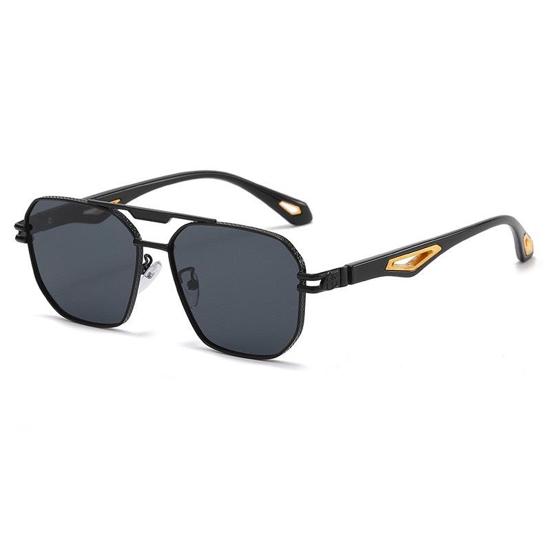 Ochelari de Soare Pătrați Vintage Bărbați Clasici Punte Dublă Lentile Gradate Trendy Retro Marcă Designer Ochelari de Soare de Exterior