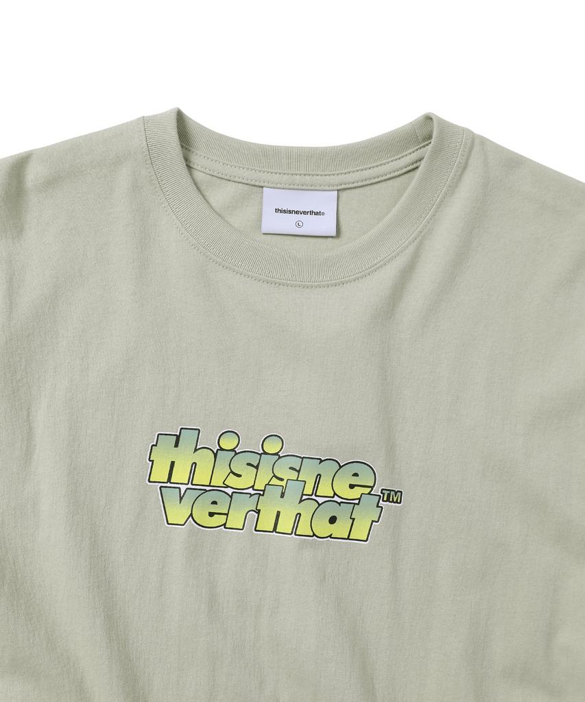 THISISNEVERTHAT Gradient Ol-Logo Tee Stone