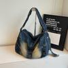 Casual Large Capaci Denim Crossbody Bag Women's Faion 2025 New Lightweight Versatile Single Oulder Bag Commuting Bag